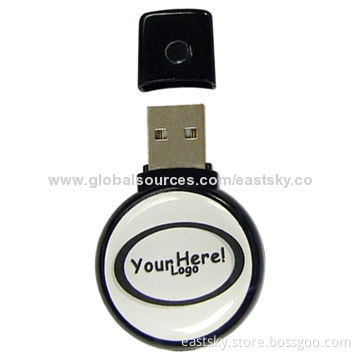 Resin Logo USB Drive, Custom Colored Body to Match Logos, Housing Plastic